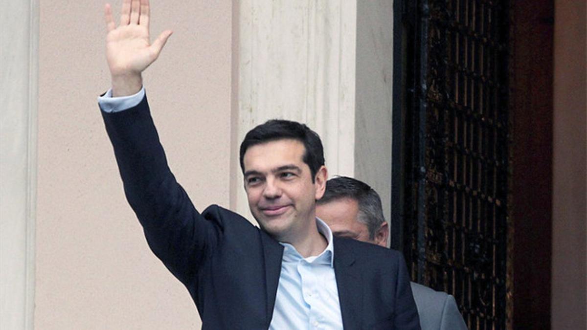 Tsipras quiere ver un partido del Barça en el Camp Nou