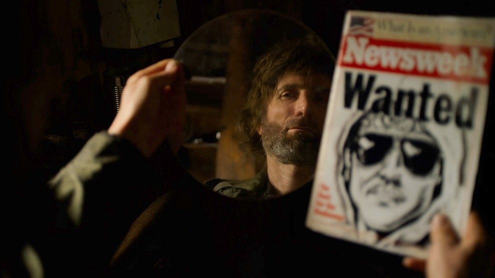 Sharlto Copley, como Unabomber, en un fotograma de 'Ted K'