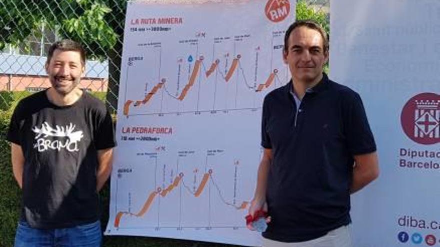 Imatge de la presentació de la Ruta Minera d&#039;enguany, a la zona esportiva Toni Sabata de Berga