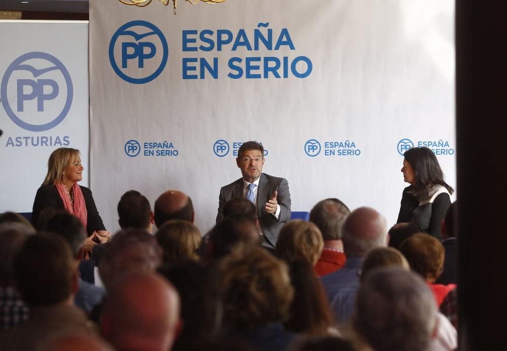 Acto del PP con el Ministro de Justicia, Rafael Catalá