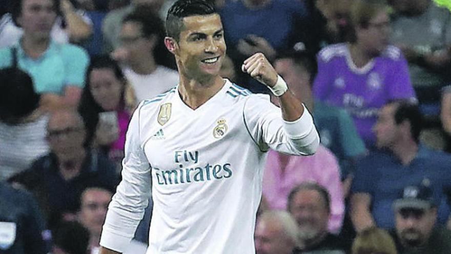 Cristiano levanta al Madrid