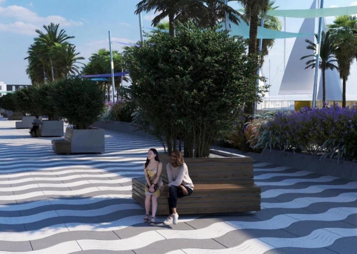 Recreación de la remodelación de la Explanada.