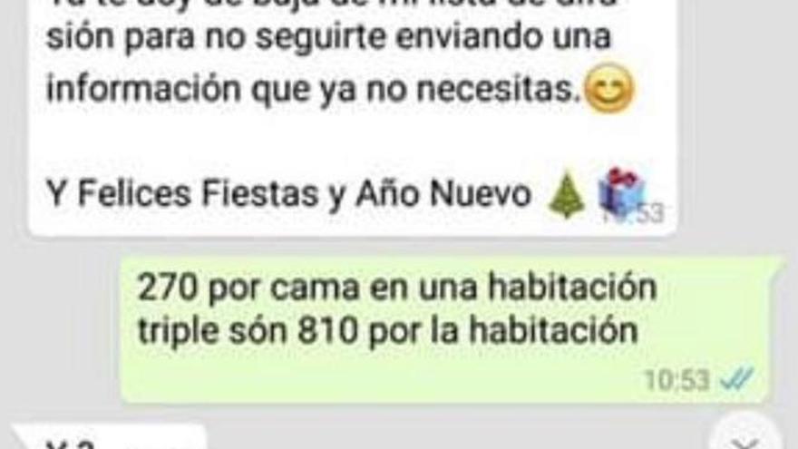 La conversación con un casero por Whatsapp que demuestra el nivel al que ha llegado el precio del alquiler