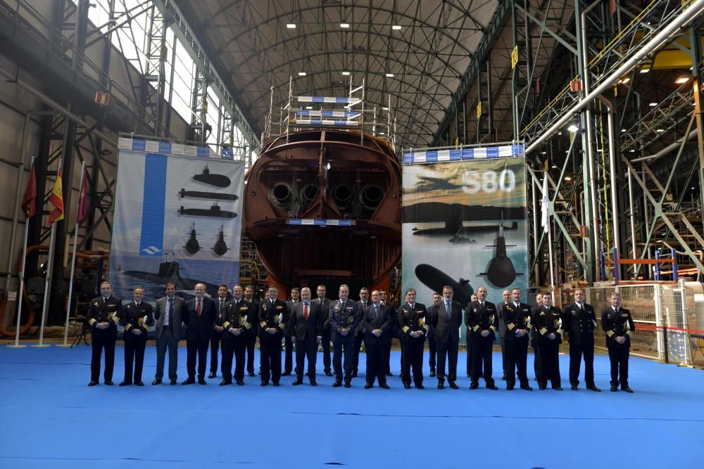 Visita a la construcción del submarino S-80 de Navantia