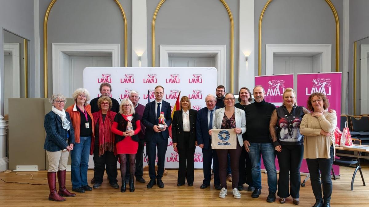 Recepción en Laval.