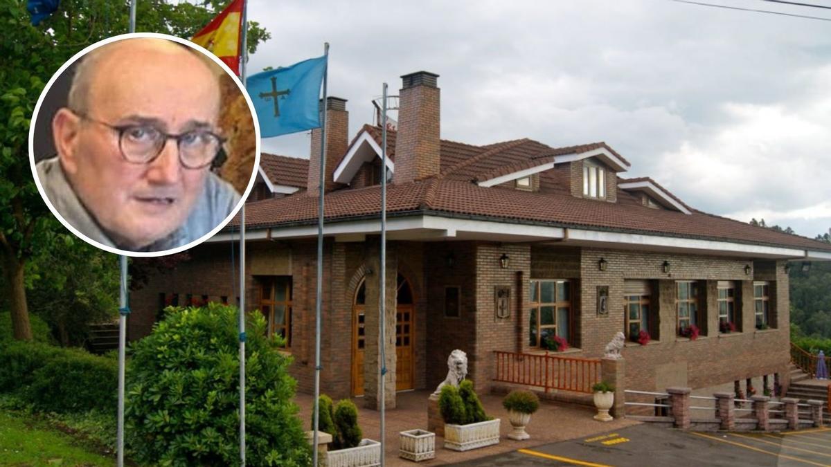 El restaurante, y en el círculo, Rafael González