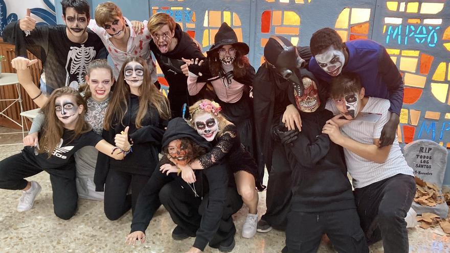 Pintacaras en el Colegio Escolapias Santa Engracia de Zaragoza para celebrar Halloween