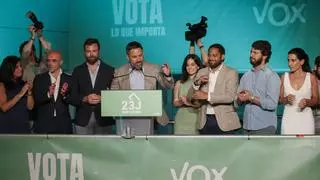 Vox pierde 19 diputados, se mantiene tercero y no suma una mayoría con el PP