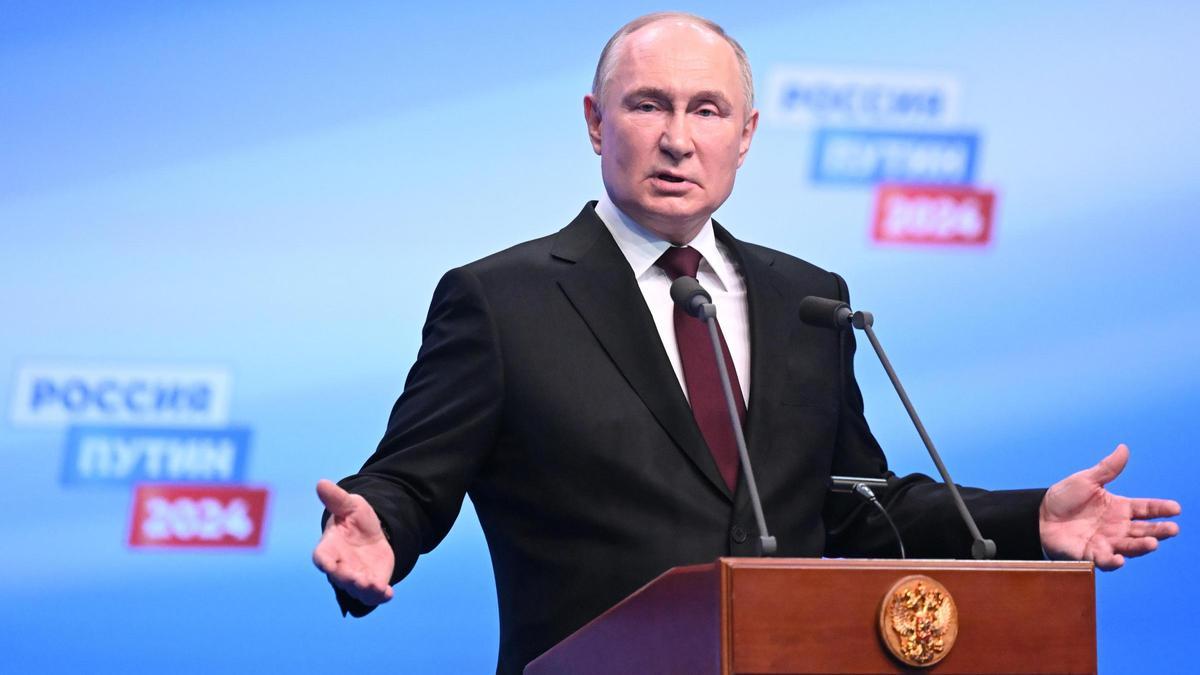 Putin vence en las elecciones rusas y expresa su intención de mantenerse hasta 2036