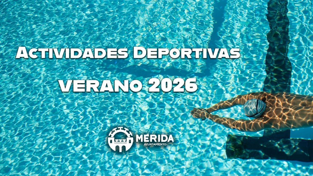 Imagen promocional de las actividades deportivas de verano ofertadas por el consistorio.