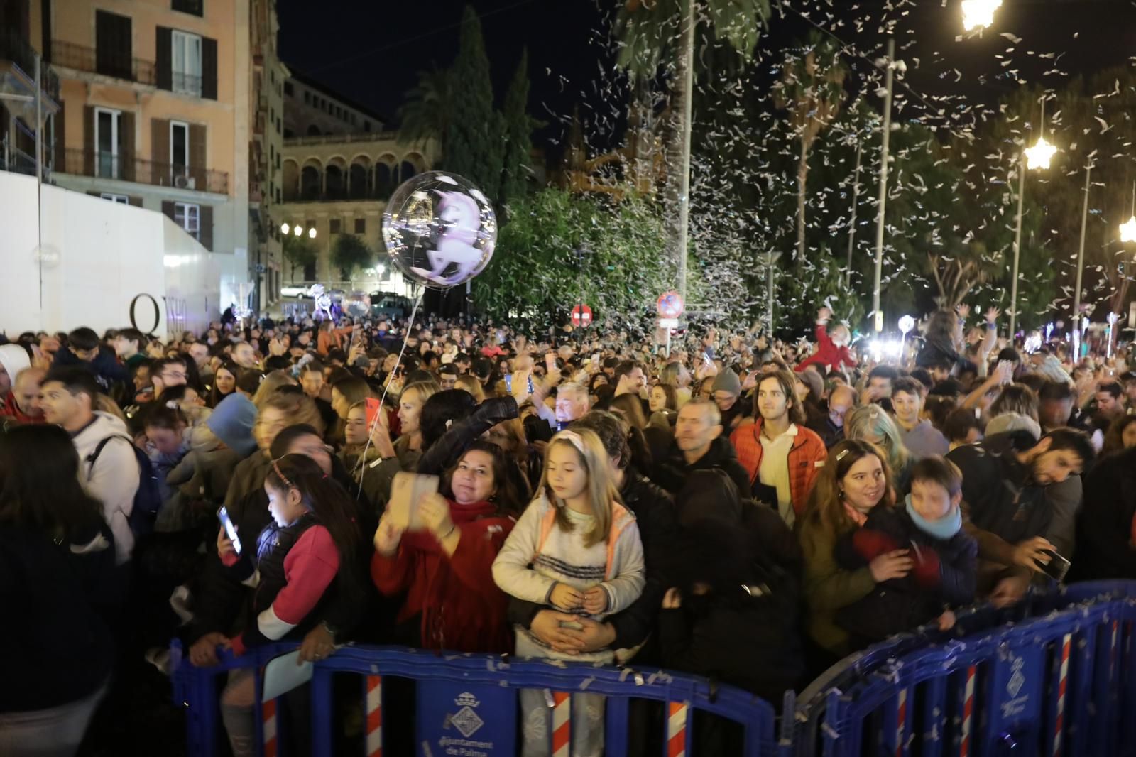 Las imágenes del encendido de las luces de Navidad en Palma