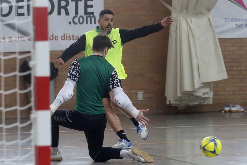 El primer entrenamiento de Josan con el Córdoba Futsal en imágenes