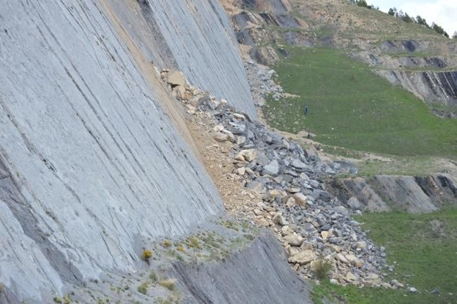 Una esllevissada destrossa les petjades de Fumanya