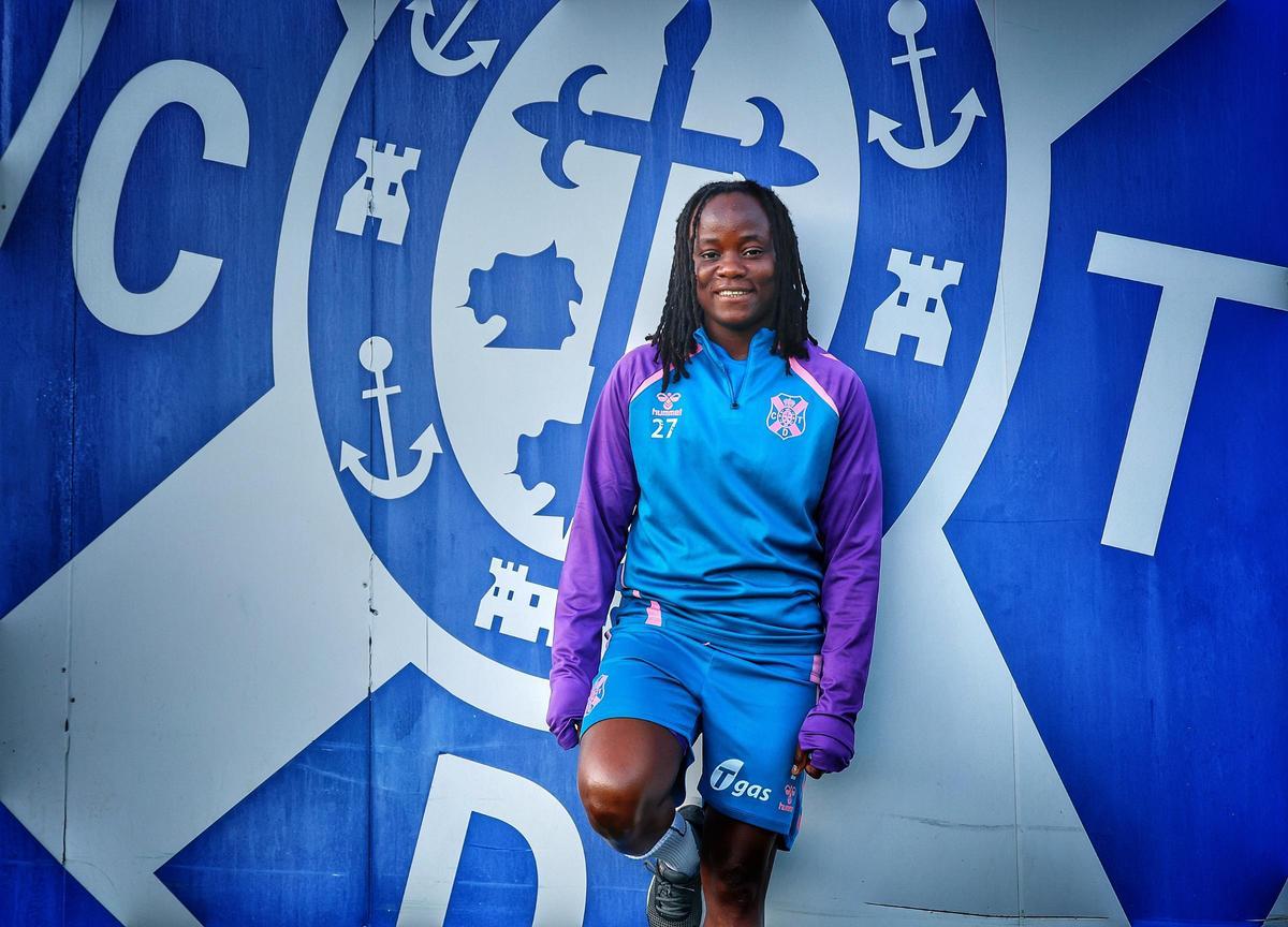 Ange Koko, jugadora del CD Tenerife Femenino.