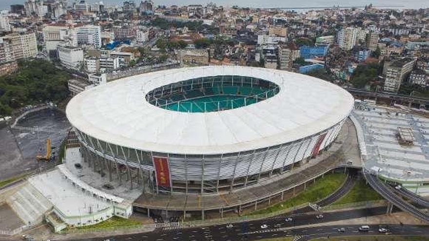 El estadio &quot;Arena Fontenova&quot;, en Salvador de Bahía.