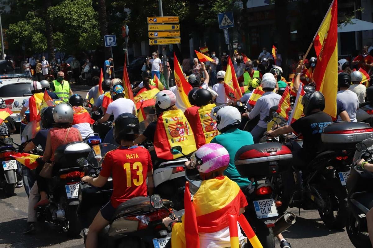 Manifestación de Vox en Córdoba contra la gestión del Gobierno