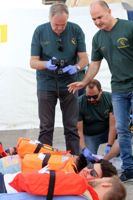 Simulacro de accidente aéreo en Málaga