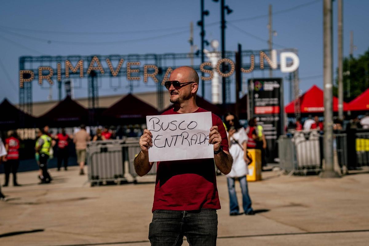 Ambiente en la jornada inaugural del Primavera Sound.