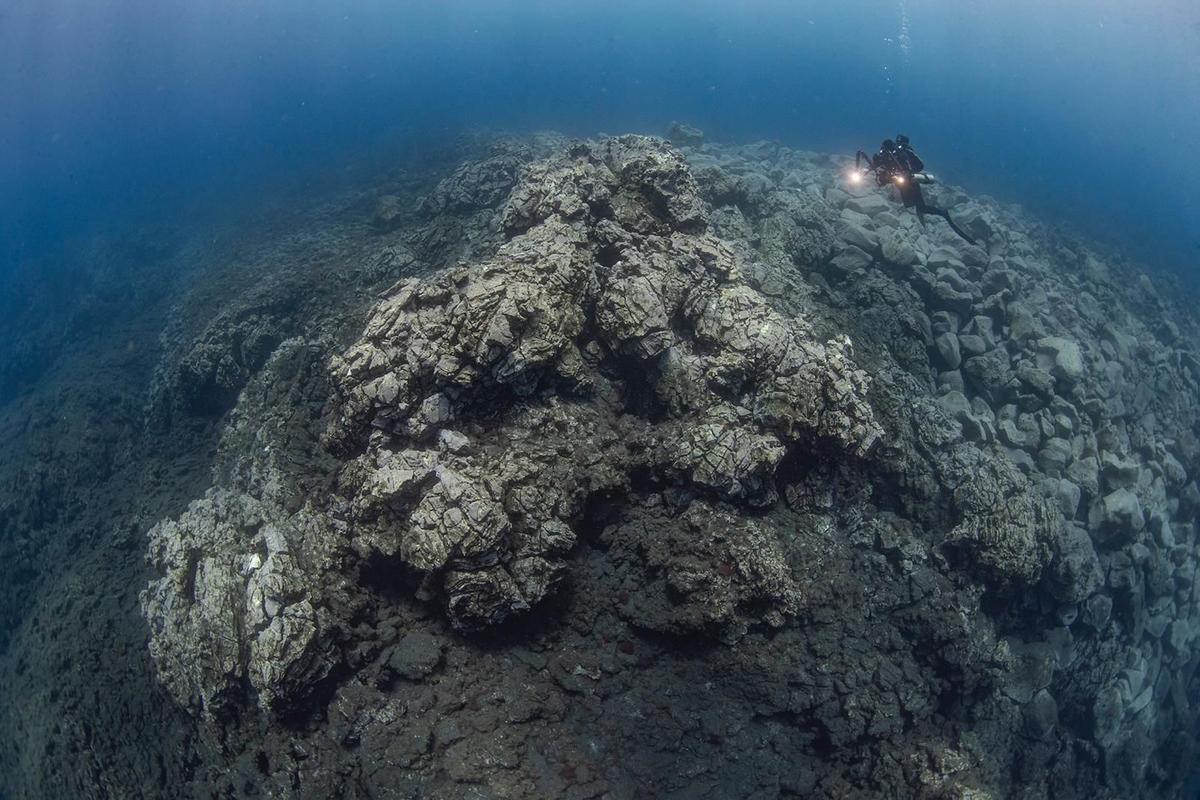 Tajogaite, paisajes sumergidos de un volcán.