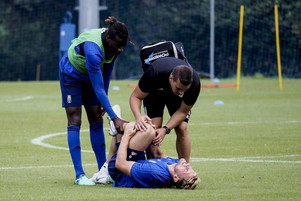 Entrenamiento del Oviedo