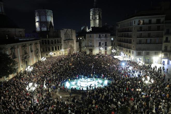 Segunda manifestación en València contra Mazón por la gestión de la dana