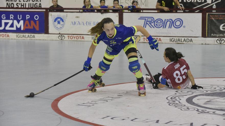 L’Igualada Femení Grupo Guzmán cedeix per la mínima contra el poderós Telecable HC (1-2)