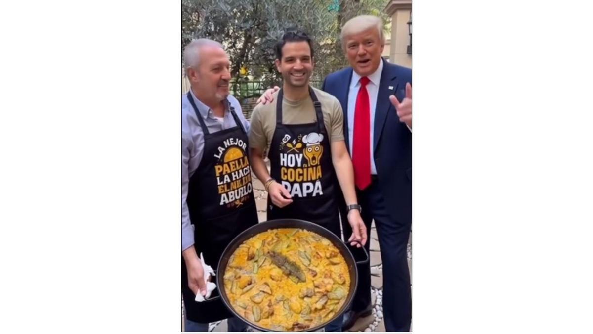 Captura del vídeo subido por Sagredo a su cuenta de Instagram.