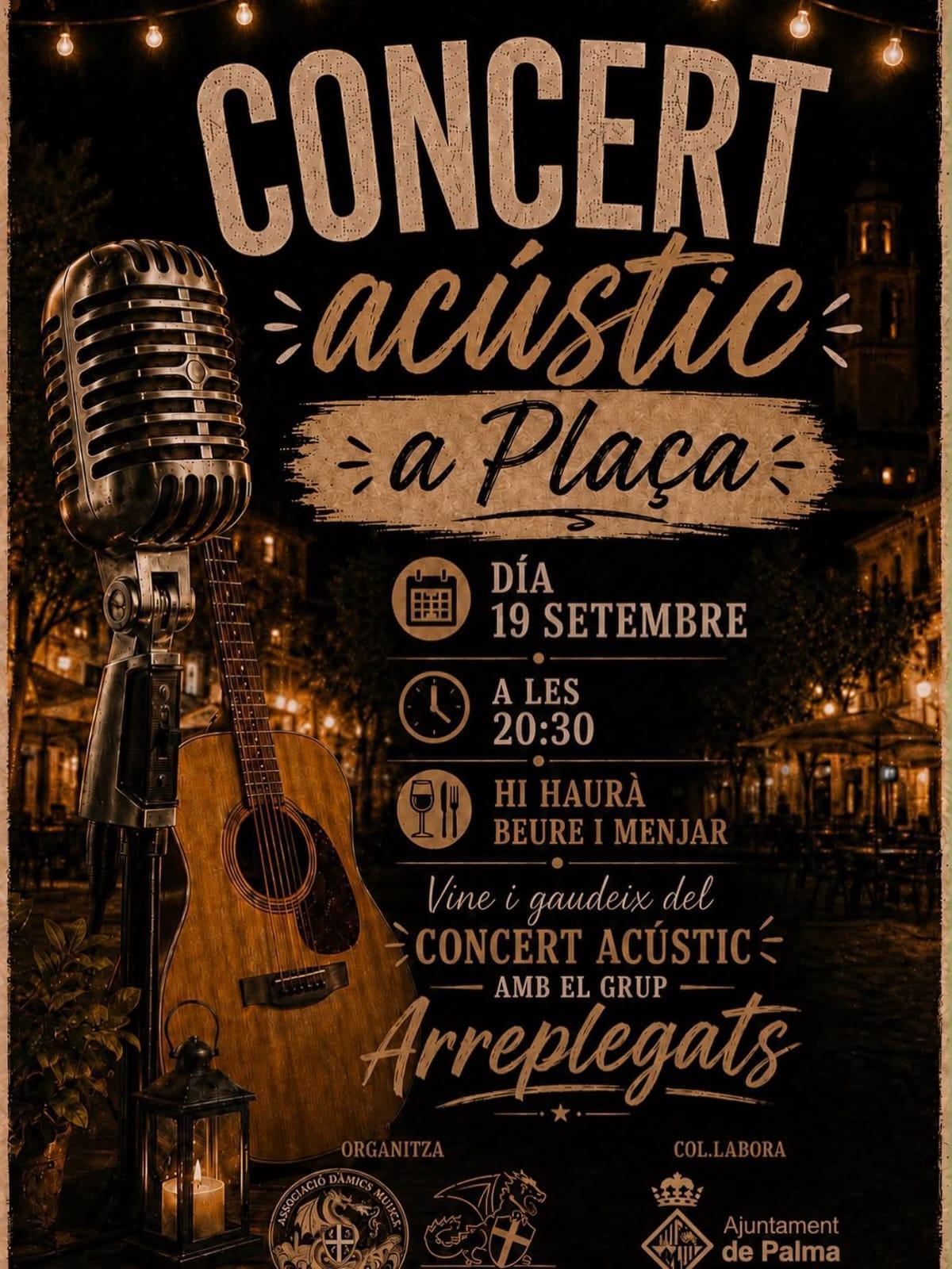 Cartel promocional del concierto
