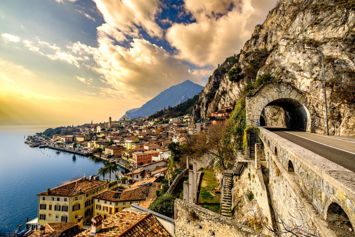 Limone sul Garda, en la región de Lombardía.