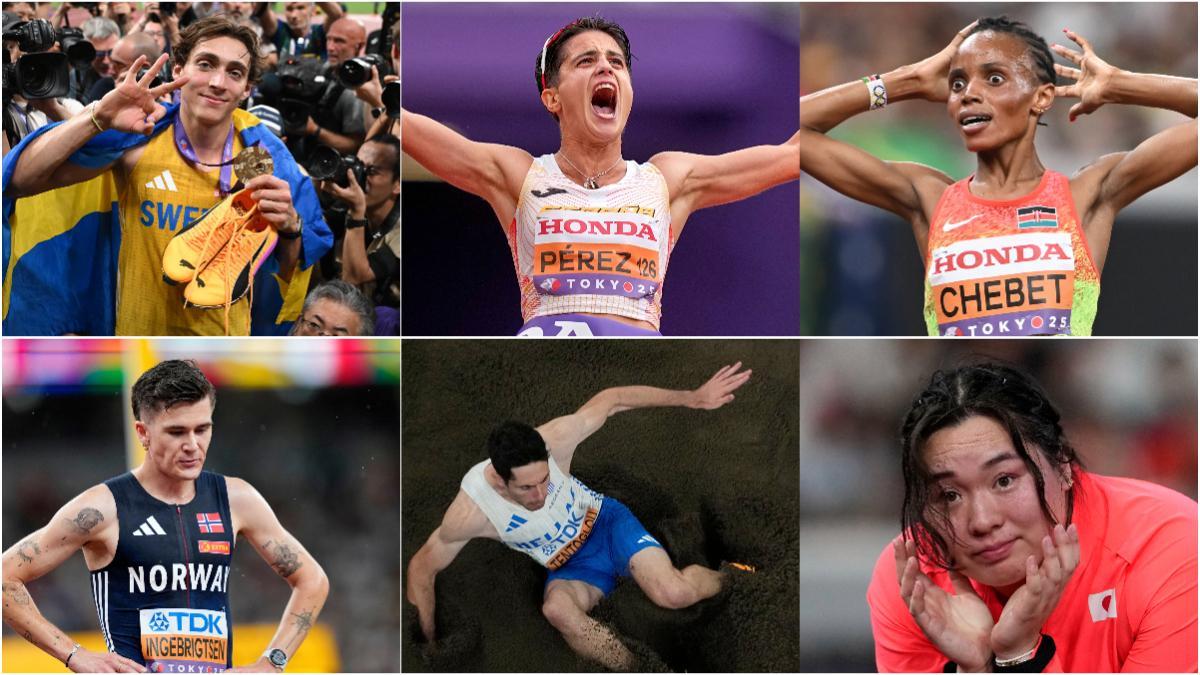 Seis protagonistas de los Mundiales de Tokio