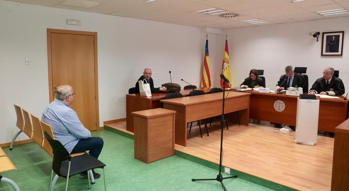 Un momento del juicio celebrado en la Audiencia de Alicante.