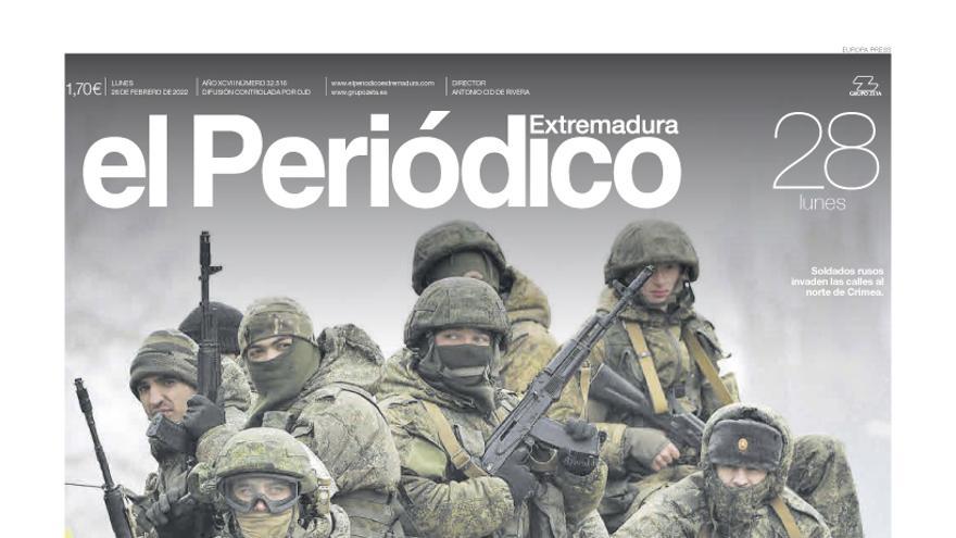 Consulta la portada correspondiente al día 28 de febrero del 2022