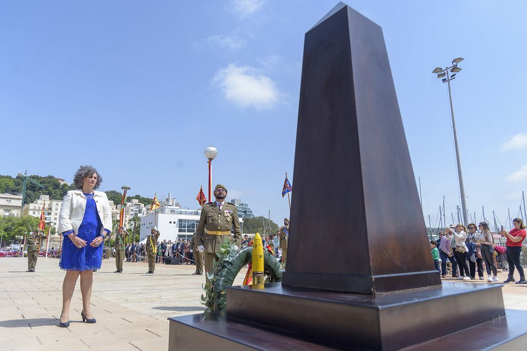 Emotivo homenaje a los héroes del 2 de mayo de 1808 en Cartagena