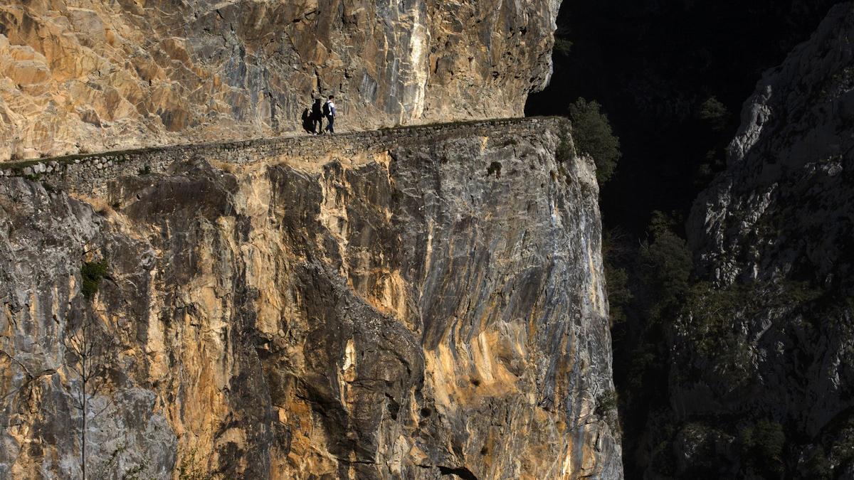 Un tramo de la Ruta del Cares.