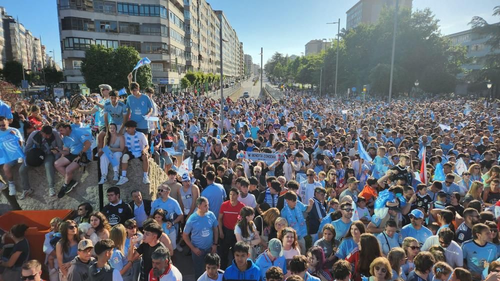Las imágenes de la celebración del Celta europeo en Balaídos