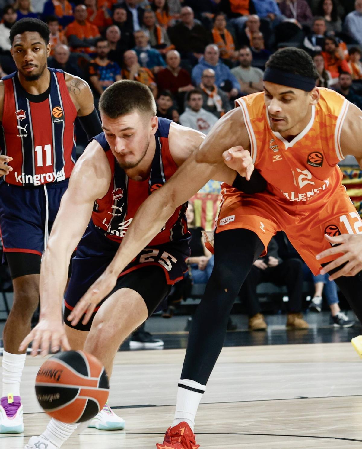 Neal Sako, destacado por Pedro Martínez por su partido ante el Baskonia.