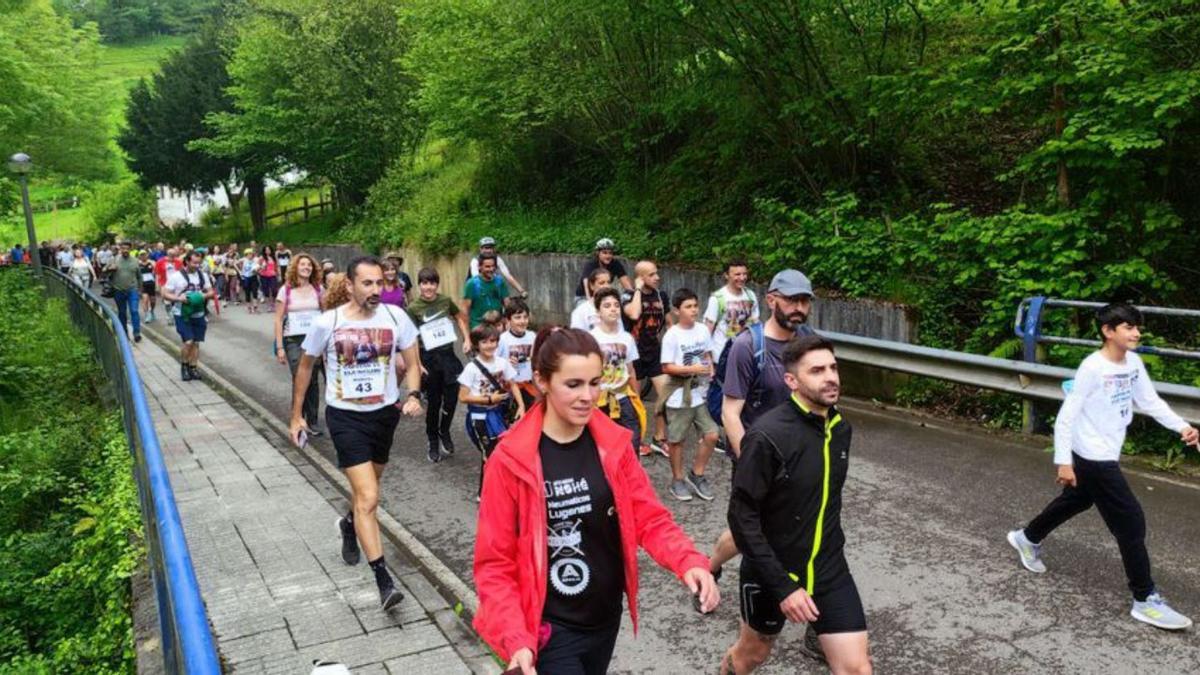 Participantes en la subida al Angliru. | A. Velasco