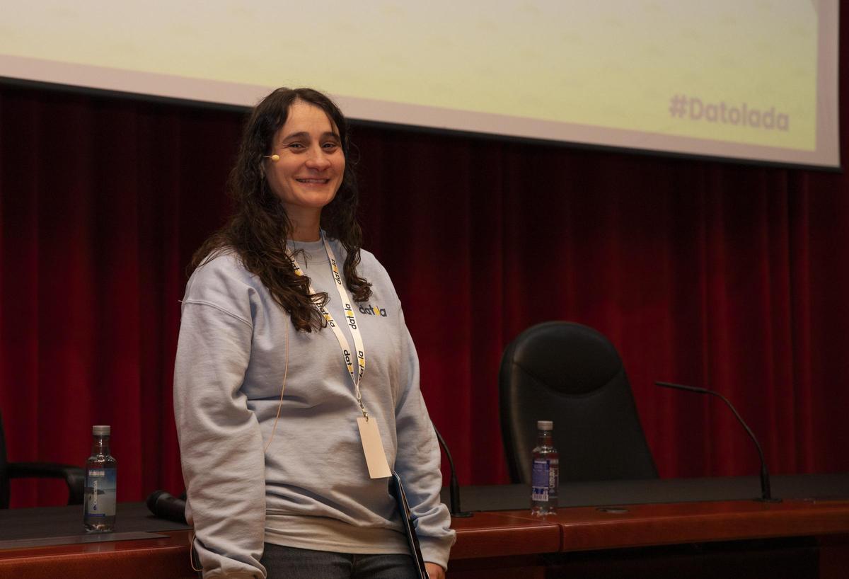 Eva González, en una edición anterior de La Datolada