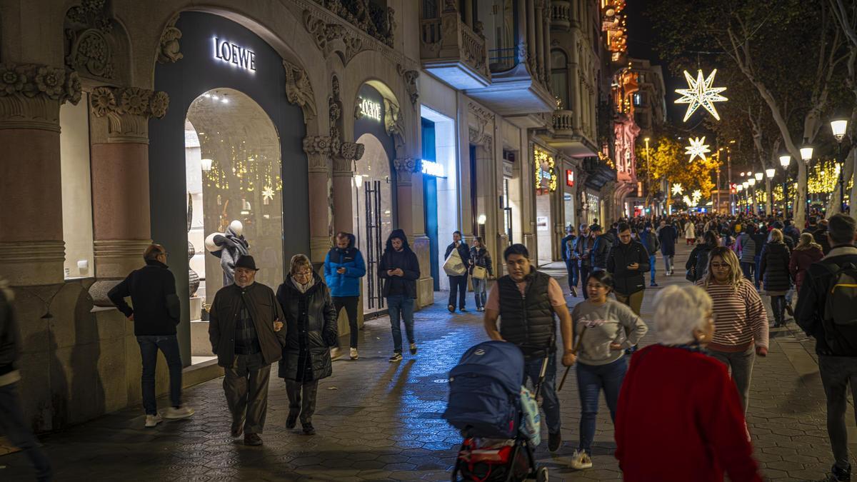 Tiendas de lujo passeig de Gràcia