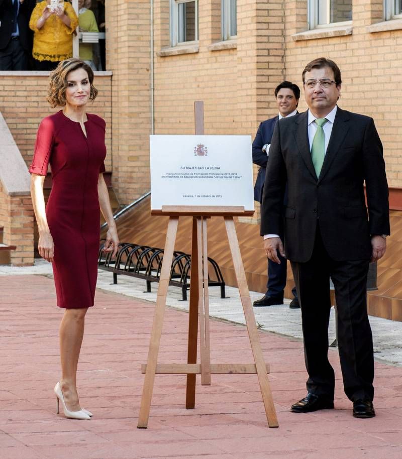 La reina Letizia inaugura el curso de FP en Cáceres