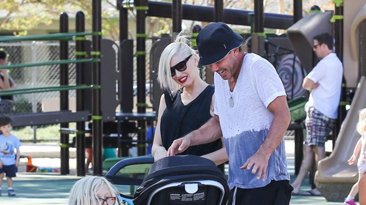 Gwen Stefani, día de familia en el parque