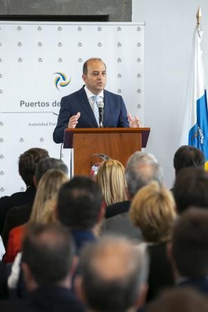 24.05.18. Las Palmas de Gran Canaria. Presentación del nuevo presidente de la Autoridad Portuaria de Las Palmas, Juan José Cardona. Foto Quique Curbelo  | 24/05/2018 | Fotógrafo: Quique Curbelo