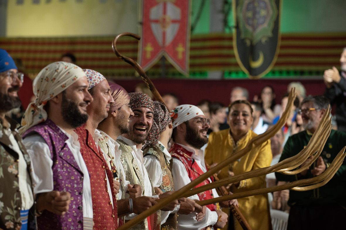 Desfile triunfal de las tropas cristianas en las Fiestas de Altea