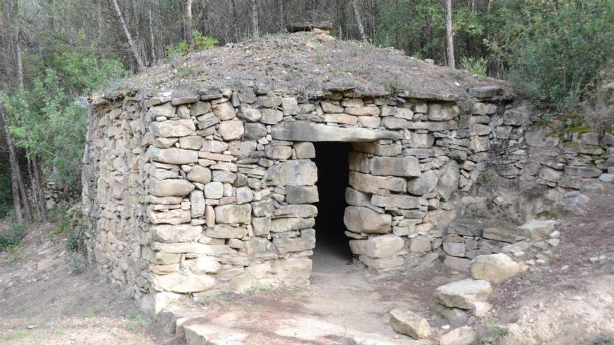 Una barraca de pedra seca, al Bages.