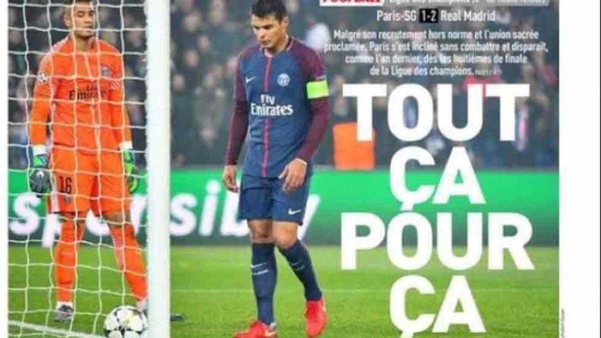 La portada del diario 'L'Equipe'