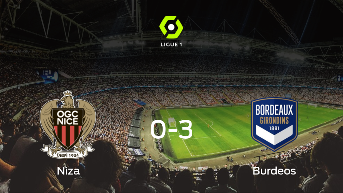 El FC Girondins Burdeos golea en el estadio del OGC Niza (0-3)