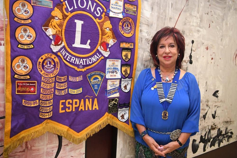 Ana Jato, 1ª presidenta del Club de Leones Decano
