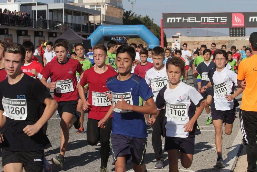 Cross Escolar Cartagena en el Circuito de Velocida