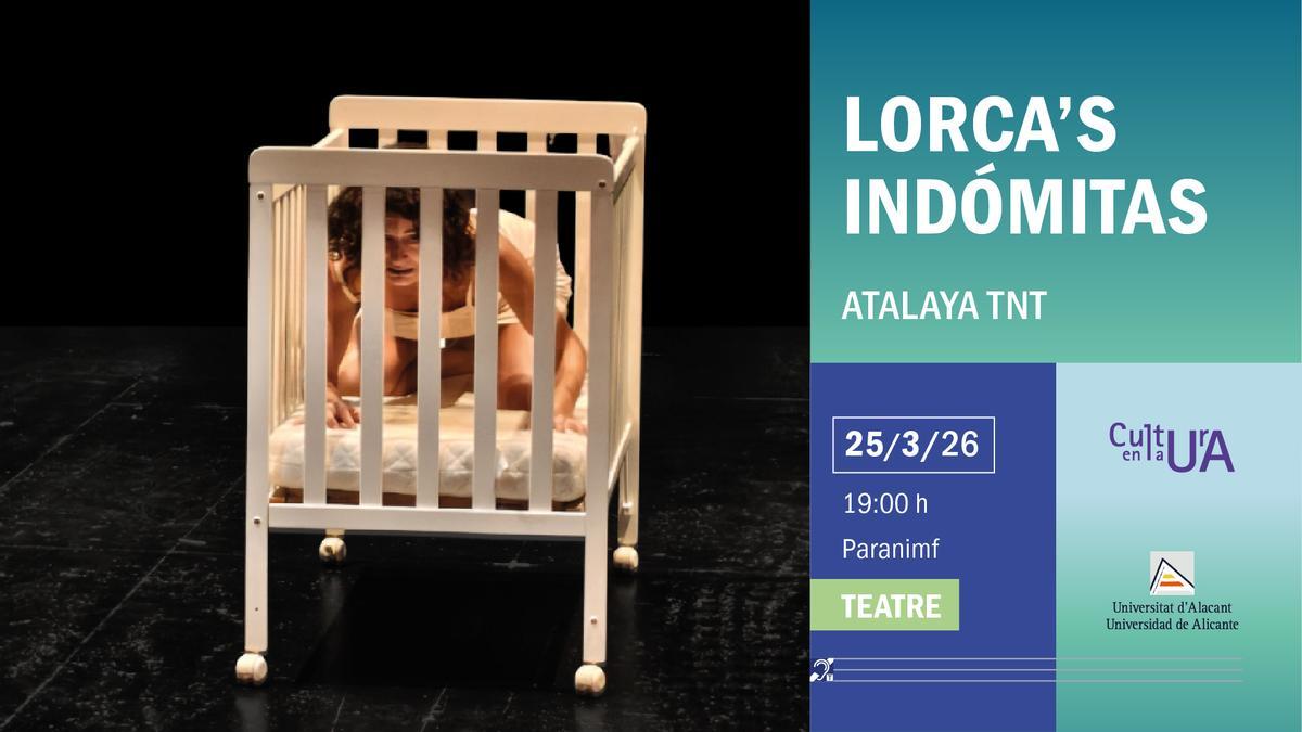 Cartel de la obra que se representará en la UA.