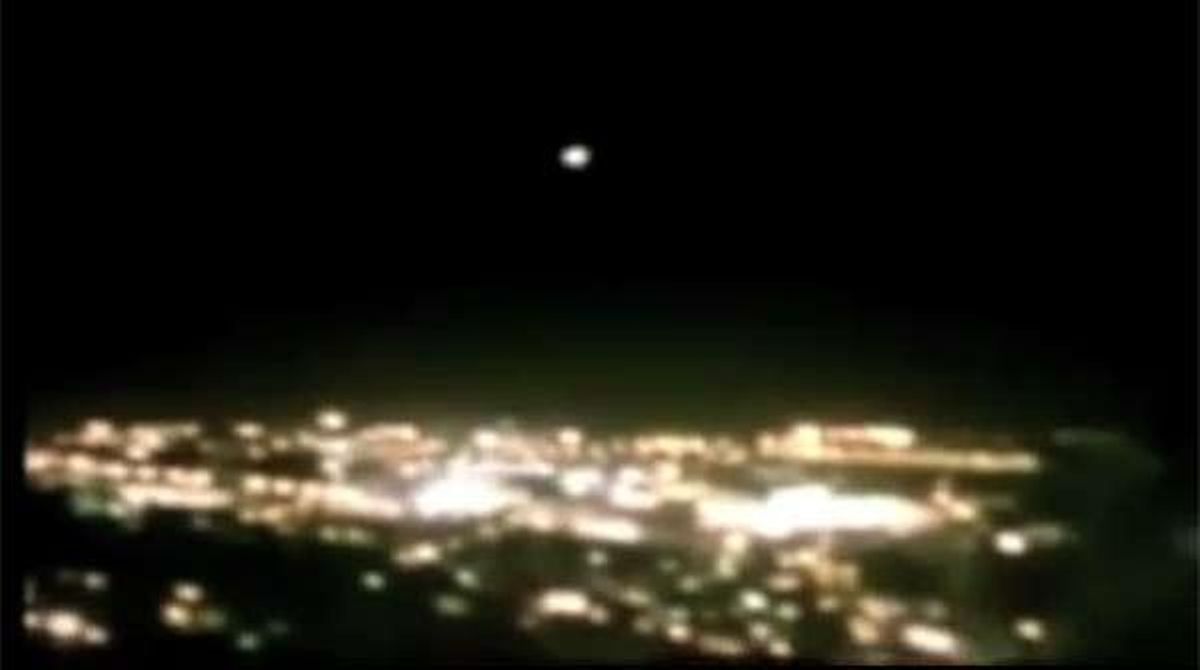 Observació d’un ovni a l’Esplanada de les Mesquites de Jerusalem, el 28 de gener del 2011.